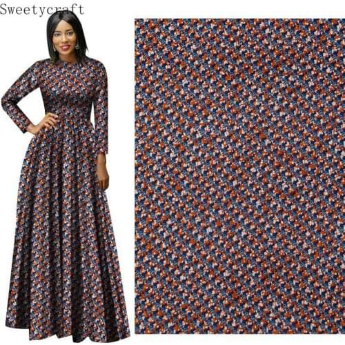 6 Yard High Quality Wax Fabric African Ankara Cloth 100% Polyster Sanding Holland Fabrics for DIY Sewing Dress Handmade Material