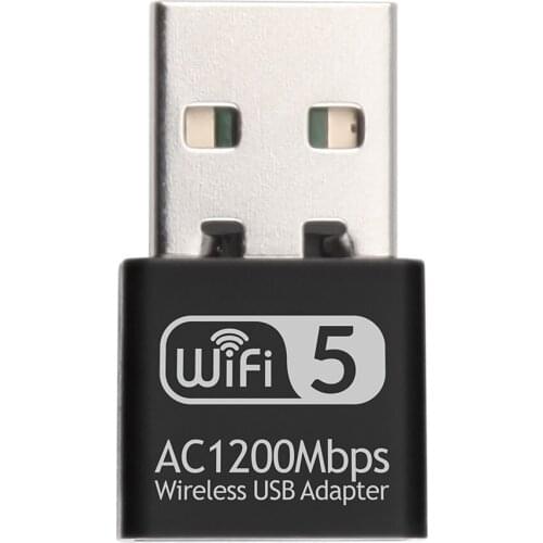 WD-4609AC 1200Mbps Mini USB Wireless WiFi Adapter Dual Band 2.4G 5G High Speed Network Card RTL8812 802.11b/g/n Ethernet Dongle