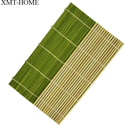 XMT-HOME Fresh bamboo mats for sushi mats roll making machine sushi maker bamboo rolling mats big size 1pc