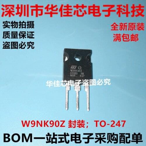 100% New&original STW9NK90Z W9NK90Z TO-247 In Stock