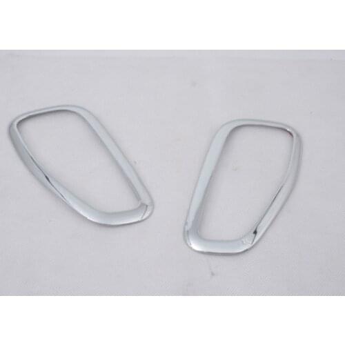 2PCS Chrome Side Marker Light Trim For 2014-Up Jeep Renegade