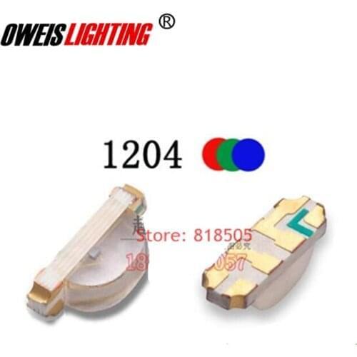3000PCS LTST-S310F2KT 1204 RGB SMD LED COMMON ANODE 624nm Red, 525nm Green, 470nm Blue