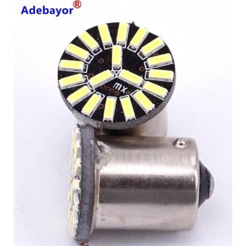 5pcs 1156 BA15S error free P21w 19 smd car styling 4014 SMD Car led Rogue lamp canbus turn signal reverse back tail light