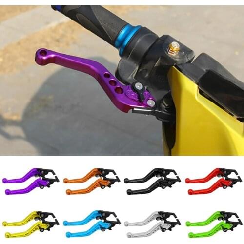 85% Hot Sales!!! 1 Pair Motorcycle Motorbike CNC Metal Adjustable Hand Brake Handle Grip