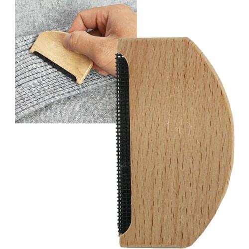 Wooden Clothing Care Anti-Pilling Manual Sweater Brush Household Easy To Clean Hair Removal Device