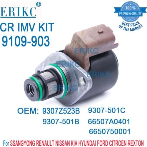 ERIKC 9307Z523b Commmon Rail Oil Intake Regulator Unit 9109-903 Diesel Fuel Injection Parts 9307-501b 9307-501c for Ssangyong