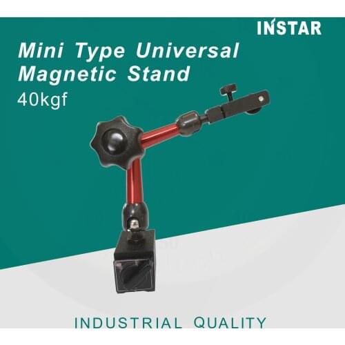 INSTAR Magnetic Stand Mini Model 40kgf Universal Arm Dial Indicator 0-10mm Magnetic Base