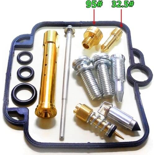 Carburetor repair kit Configuration Jet needle (J.N.) and Needle jet (N.J.) For Bandit 400 (GSF400) GK75A For Mikuni Carburetor