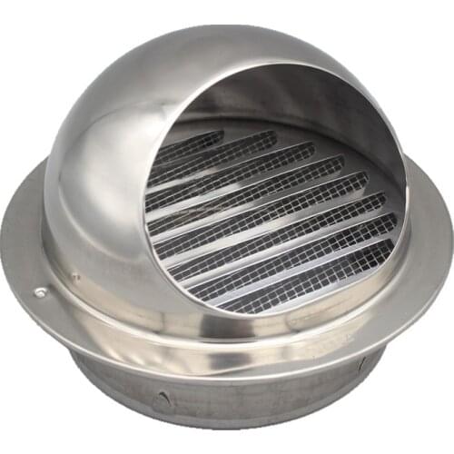 Stainless Steel Wall Ceiling Air Vent Ducting Ventilation Exhaust Grille Cover Outlet Heating Cooling Ventilation Cap Cover