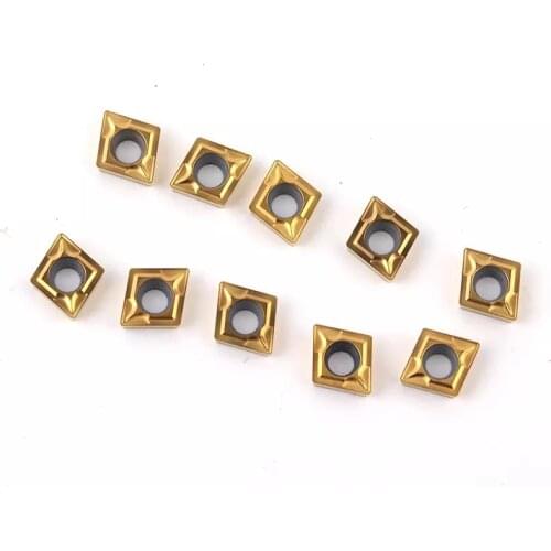 Best 10pcs CNC Carbide inserts CCMT09T304/08 RP9225B Internal Lathe Turning Tool blades For Stainless Steel cutter