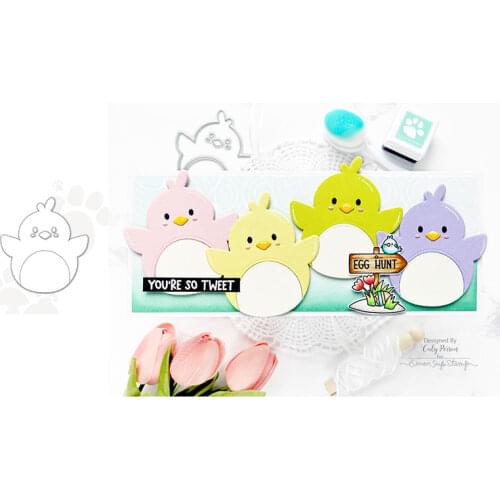 Chick Metal Cutting Dies Scrapbook Diary Decoration Stencil Embossing Template DIY Greeting Card Handmade 2021 NEW