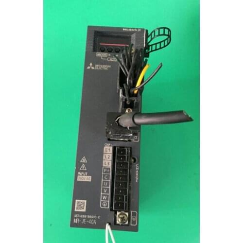 MR-JE-40A servo driver , used in good condition . 80% appearance new , good working , free shipping