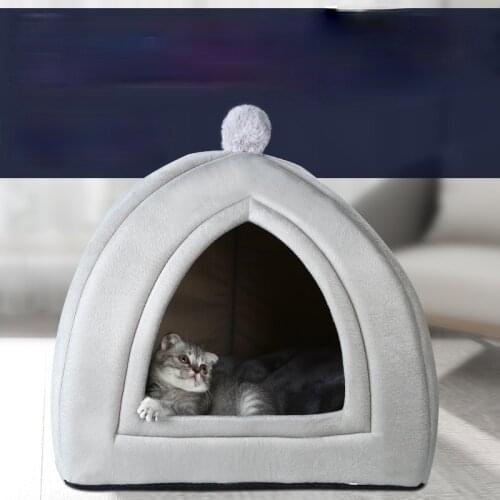 Pet litter wholesale cat litter winter warm kennel four seasons general cat house semi-enclosed cat bed house pet litter kennel