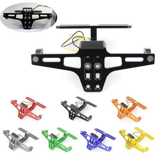 Fit For Suzuki GSX-S750 2015 2016 Fender Eliminator Kit Tail Tidy Registration Frames License Plate Holder Motorcycle CNC