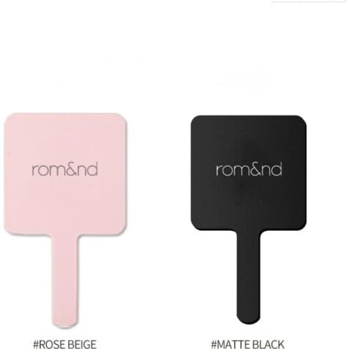 Romand Handheld Makeup Mirror Acrylic All-Round Square Mirror 2.75 Inches Cosmetic Hand MINI Mirror Ladies Makeup Mirror