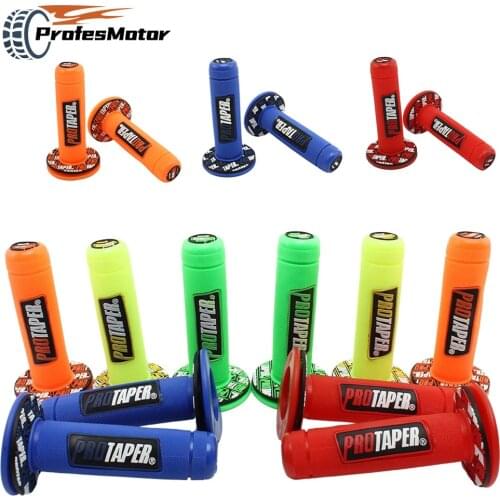 Motorcycle Motocross Handlebar Handle Gel Grips Fit For 7/8" Handlebar Rubber Gel Hand Grips Dirt Pit Bike