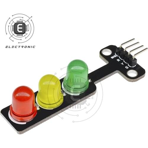 LED Traffic Lights Light-emitting Module / Digital Signal Output Traffic Light Module / Electronic Building Blocks