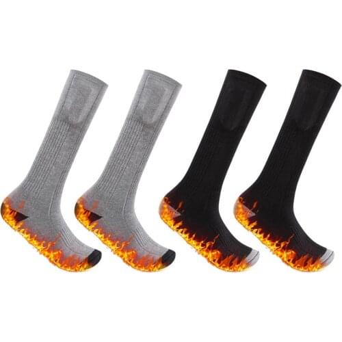 Thermal Heated Socks Electric Heated Skiing Socks For Women Men Winter Sports Warm Foot Sports Socks Electric Heating Socks