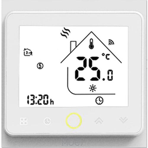 ZigBee Intelligent Thermostat Programmable Temperature Controller Compatible with Tuya APP Remote Control Alexa Google Control