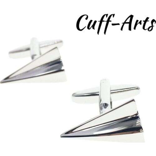 Cufflinks for Mens Paper Airplane Cufflinks Shirt Cufflinks Tie Clip Gifts for Men Mancuernas by Cuffarts C10235