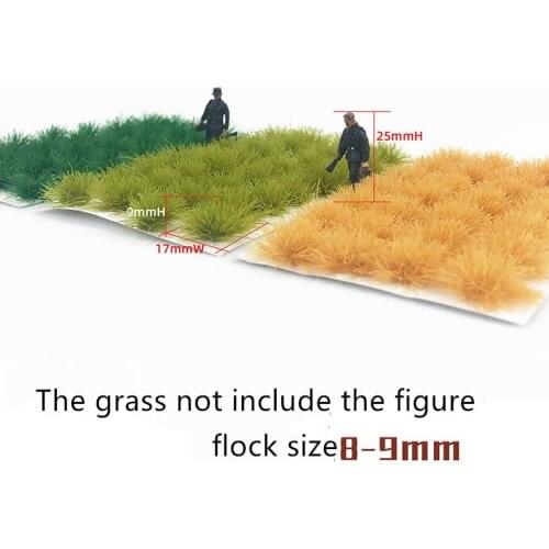 1box Architecture Model 8-9mm Flock Grass For Ho N Train Layout Building Maker Kits Toy