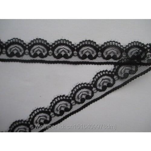 10 yards/lot beautiful heart-shaped lace ribbon 2.5 cm wide DIY clothing accessories lace accessories and