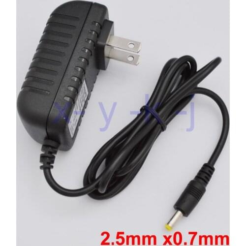 100PCS 5V2.5A High quality AC 100V-240V Converter Switching power adapter DC 5V 2.5A 2500mA Supply US Plug DC 2.5mm x0.7mm