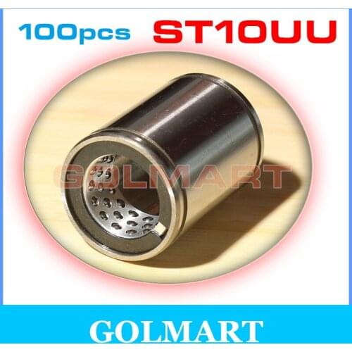 100pcs ST10UU 10x19x30mm linear ball bearing Kugellager Linearlager Bush bushing