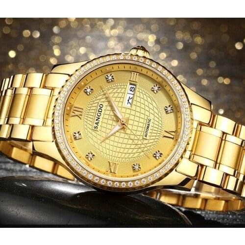 40mm Sangdo Luxury watches Automatic Self-Wind movement High quality Plating 18KY case 2018 new fashion Mens watch s43s