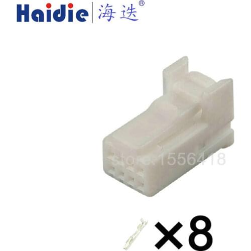 Free shipping 2sets 8pin auto electric wire terminal cable harness unsealed connector 1565804-2 1565804-1