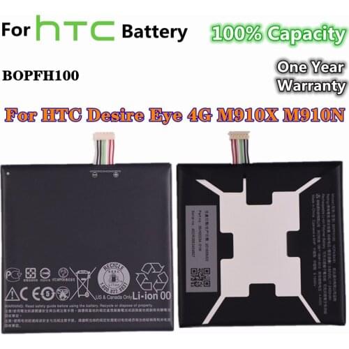 BOPFH100 Battery 2400mAh High Capacity For HTC Desire Eye 4G M910X M910N Phone Battery