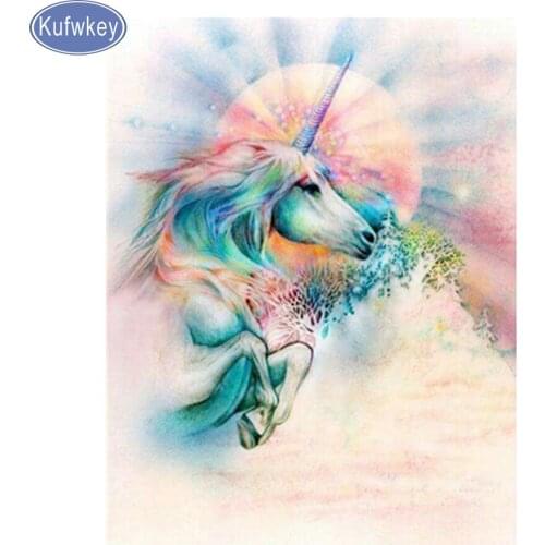 Diamond mosaic,5d diamond painting,rhinestones of pictures with animal,unicorn Art,Unfinished Diamond Embroidery,decoration,gift