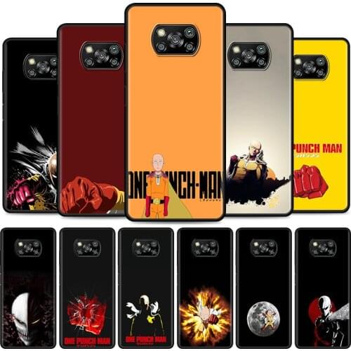 Anime Bleach One Punch Man Phone Case For Xiaomi POCO X3 NFC M3 Pro 5G F3 GT Mi 11 Ultra 10t Lite 9T Note 10 Cover Silicone Capa