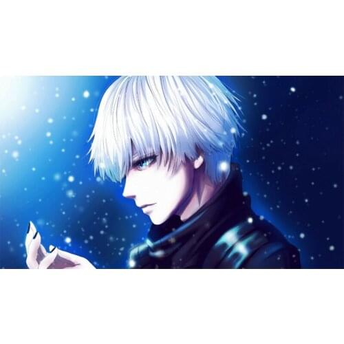 D0366 Tokyo Ghoul Ken Kaneki Silk Fabric Poster Art Decor Indoor Painting Gift