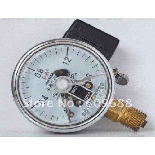 Electric-contact pressure gauge , Dial diameter 60mm ,YX-60 0-1.6MPA