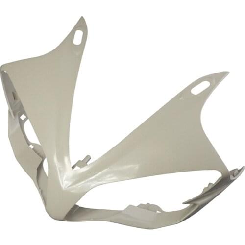 For Yamaha YZF R1 2007 2008 Motorcycle Upper Front Nose Fairing Cowl Injection Mold ABS Plastic Unpainted White
