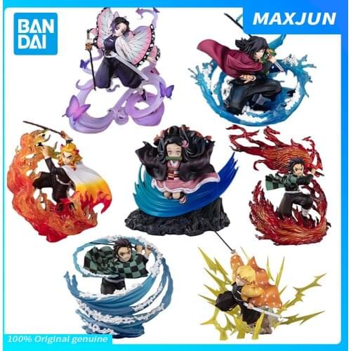 BANDAI Figuarts ZERO Anime Demon Slayer Figure Kamado Nezuko Tanjirou Action Figures PVC Model Toys Kimetsu No Yaiba Figure