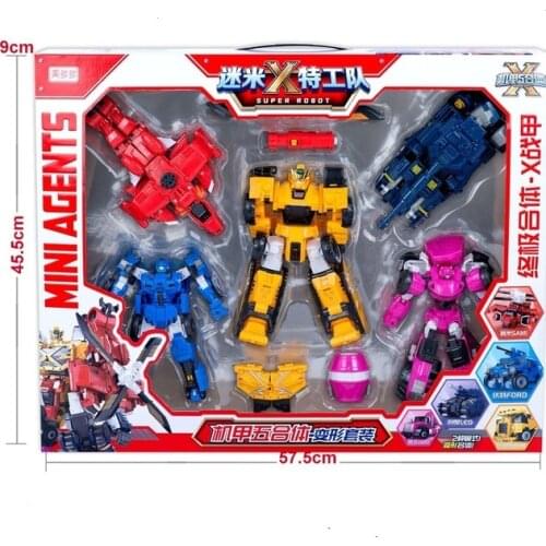MiniForce X Transformation Toy 6 Styles Mini Agent Toys X Volt Semey Air Force Boys girls Kids Set Holiday Gifts for boys girls