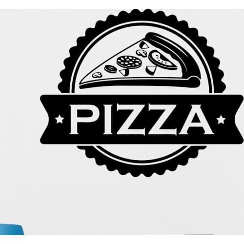 Kitchen Pizza Sticker Food Decal Poster Vinyl Art Wall Decals Pegatina Quadro Parede Decor Mural Pizza Sticker