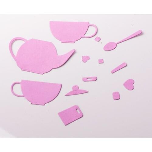 Metal Teapot set die cutting dies for Scrapbooking/DIY Easter wedding Halloween Easter card
