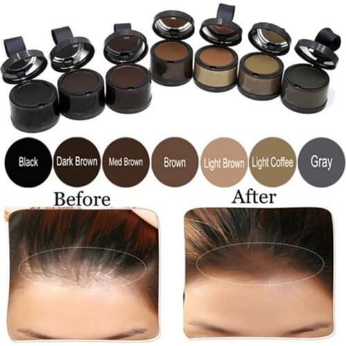 Hair Filling Powder Hair Line Modified Hair Shadow PowderRepair Hair Shadow Trimming Powder Makeup Hair Concealer Natural Cover