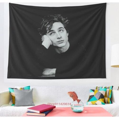 Timothee Chalamet design tapestry Hippie Tapestry Wall Hanging for Living Room Bedroom Dorm Room Home Decor Tapiz