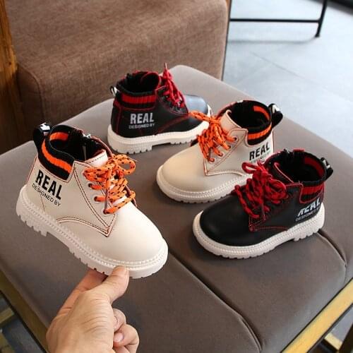 2021 New Kids Snow Boots Winter Children Boots Waterproof Baby Fashion Warm Sneaker Autumn Boys Girls Soft Casual Shoes