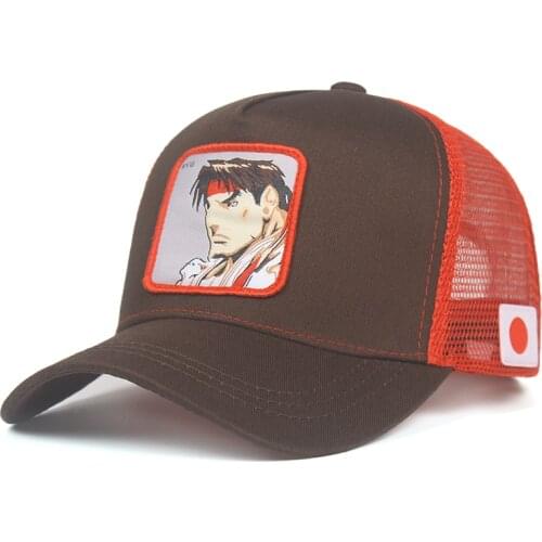 2019 new RYU New Brand Snapback Cap Cotton Baseball Cap Men Women Hip Hop Dad Hat Trucker Mesh Hat Dropshipping