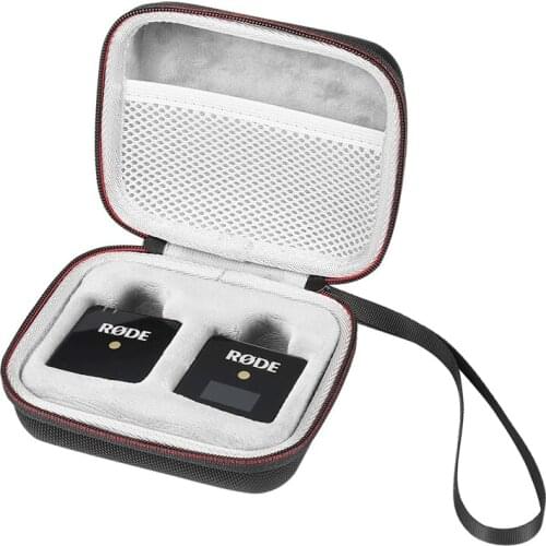 Portable Protective Case Pouch for RODE Wireless GO Compact Wireless Microphone System Carrying Storage Bag