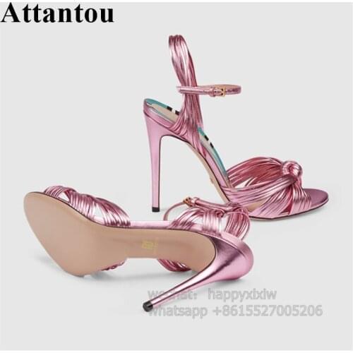 Sweet Girl Candy Color Mat Color Women Thin High Heel Show Sandals Party Dress Shoes
