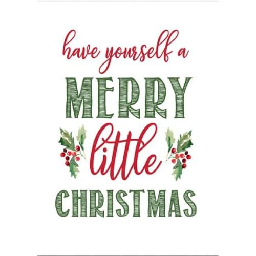 Merry Christmas Metal Sign Tin Wall Plaque Decor Home Festive Holiday Santa