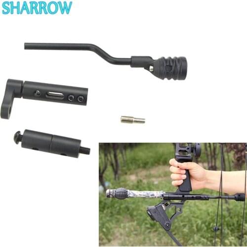 1pc Bowstring Balance Stabilizer Compound Bow Balck Vibration Decelerator for Archery Bow and Arrow Hunting Shooting Accessories