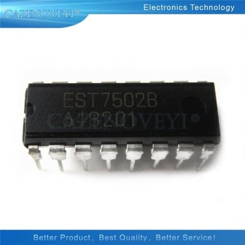 10pcs/lot EST7502B EST7502C EST7502 DIP-16 In Stock