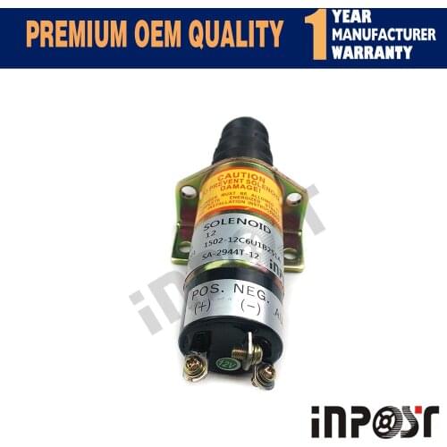 1502-12C6U1B2S1A /SA-2944T-12 Shutoff Solenoid 12V For Lister Petter Perkins
